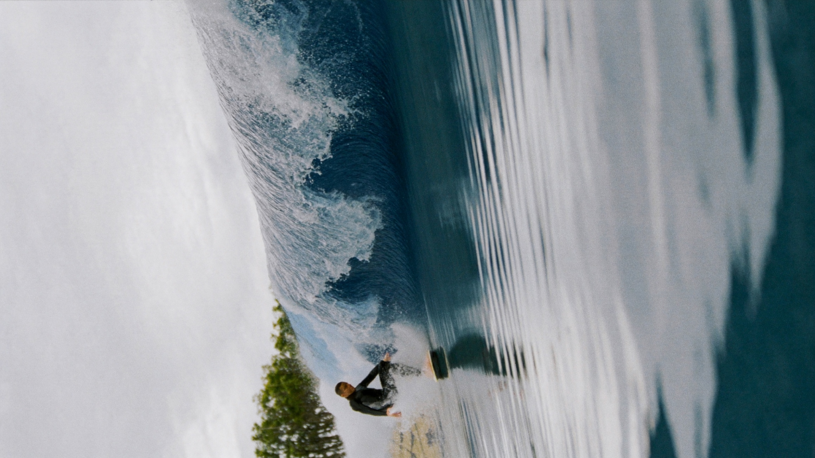 Wavegarden aérea · ondas perfeitas